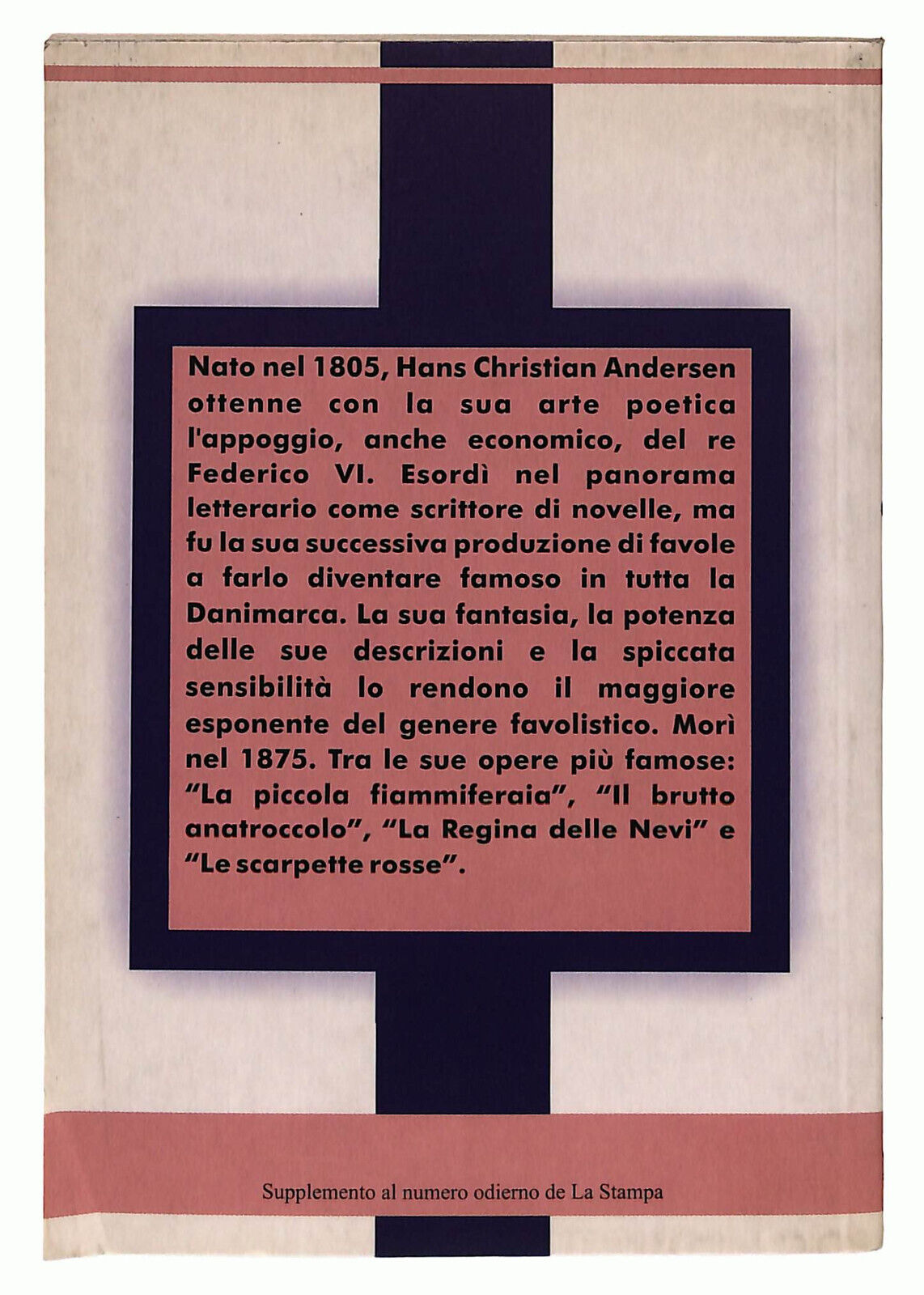 EBOND La Regina Delle Nevi Di Hans Christian Andersen La Stampa Libro LI037121