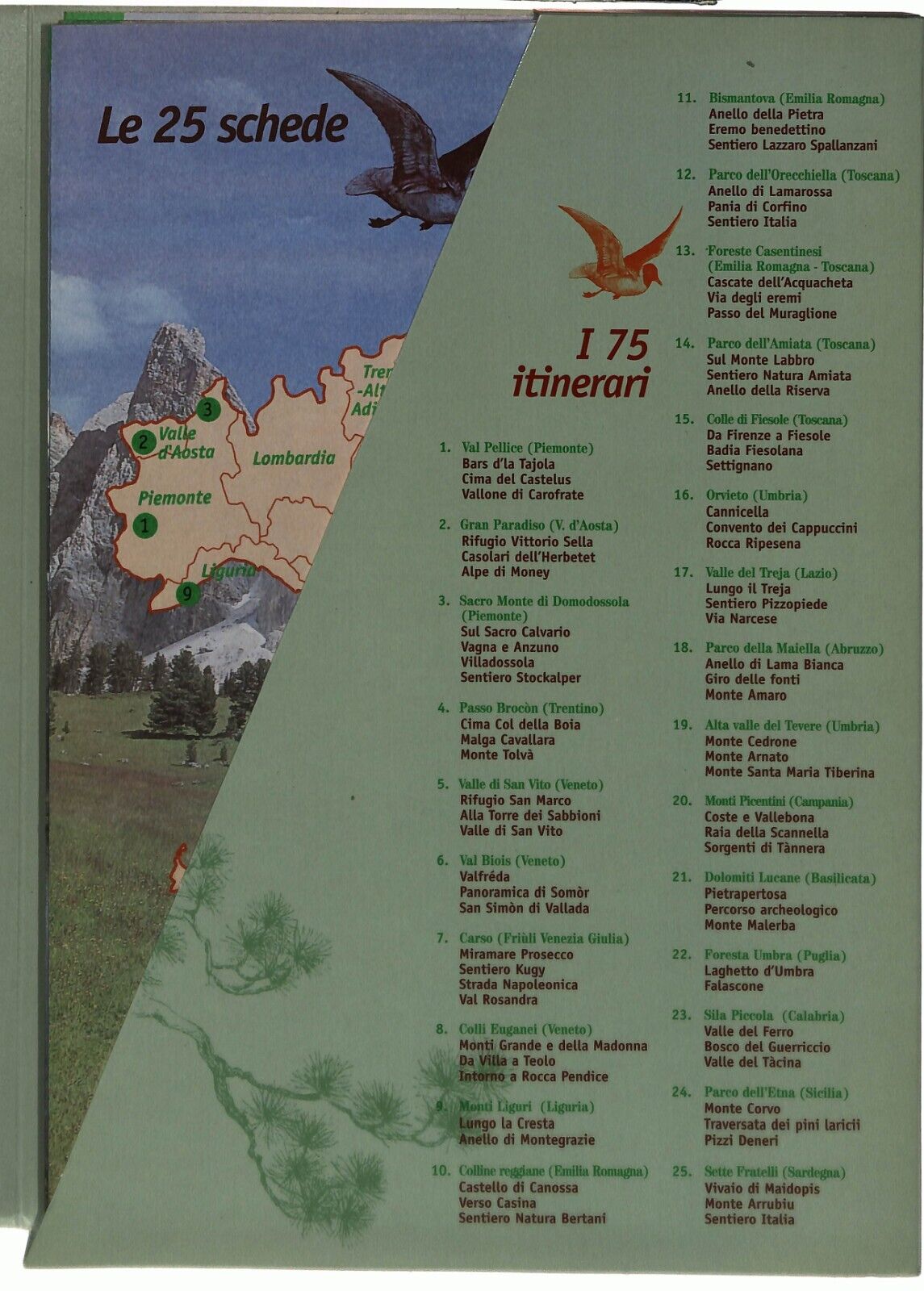 EBOND i Sentieri Del Touring In Italia 75 Itinerari Libro LI037280