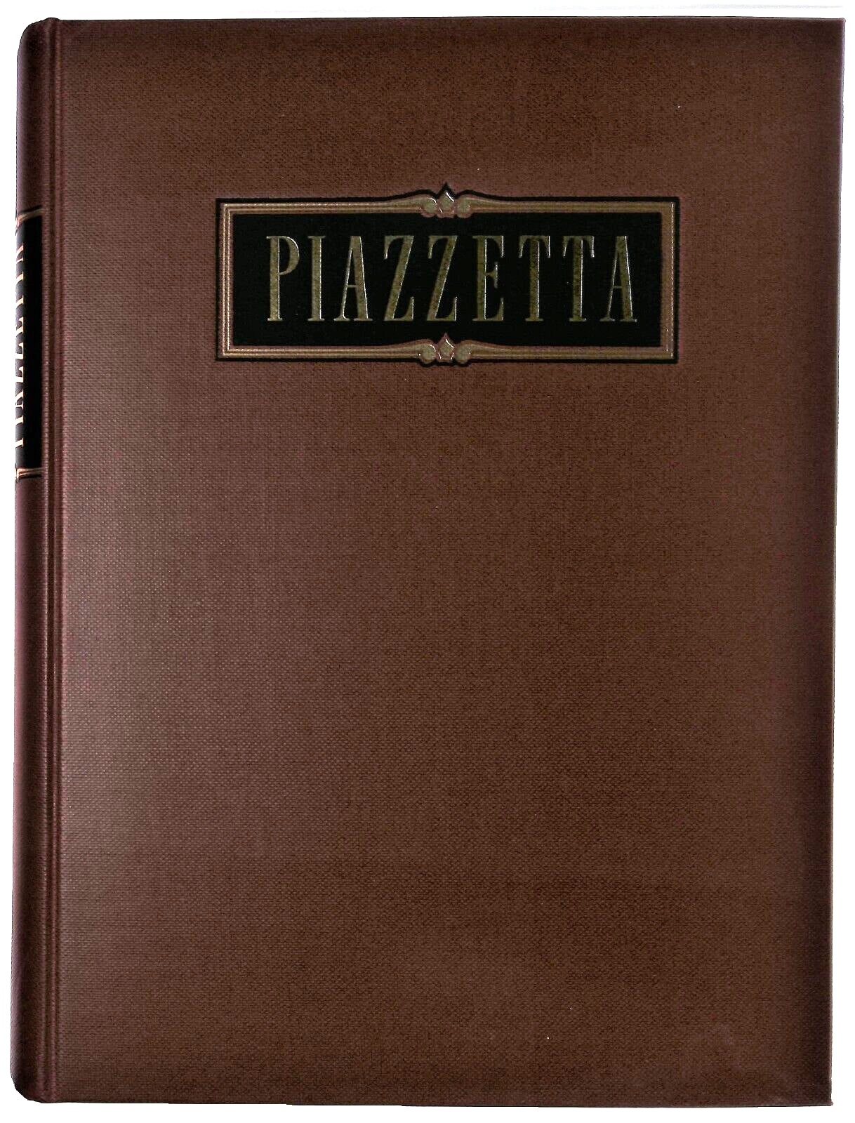 EBOND Piazzetta Rodolfo Pallucchini Ed. Martello 1956 Libro LI037301