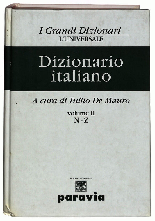 EBOND Dizionario Italiano L’universale Ii Paravia Tullio De Mauro Libro LI037304