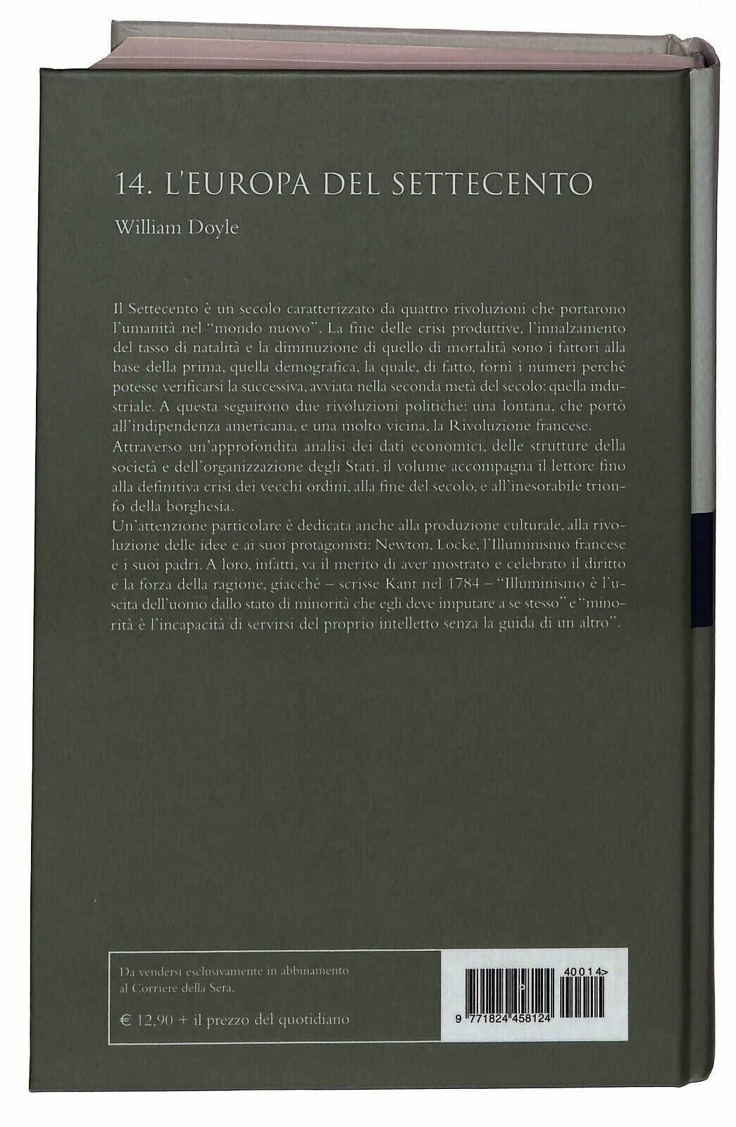 EBOND Storia Universale Vol.14 L'europa Del Settecento Corriere Libro LI037309