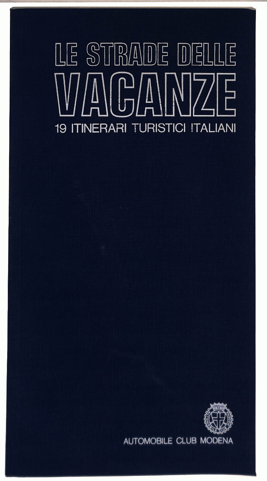 EBOND La Strada Delle Vacanze Automobile Club Modena Libro LI037354