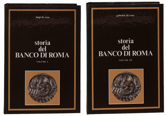 EBOND Lotto Storia Del Banco Di Roma Vol. 1 e 3 De Rosa Libro LI037456