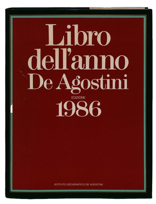 EBONDDell'anno De Agostini 1986 Libro LI037478