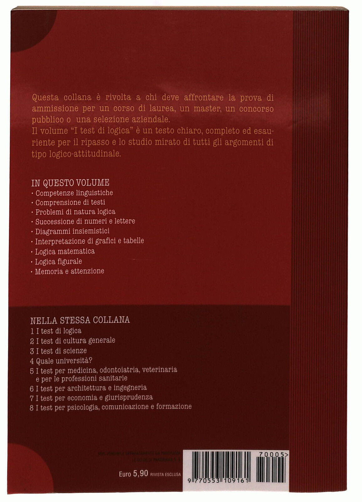 EBOND Alpha Test i Test Di Logica Test Di Ammissione Mondadori Libro LI037555