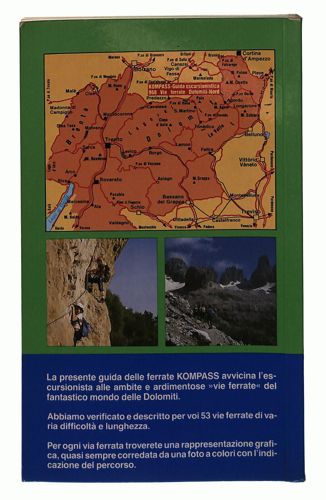 EBONDVie Ferrate Dolomiti Sud Kompass Libro LI037633