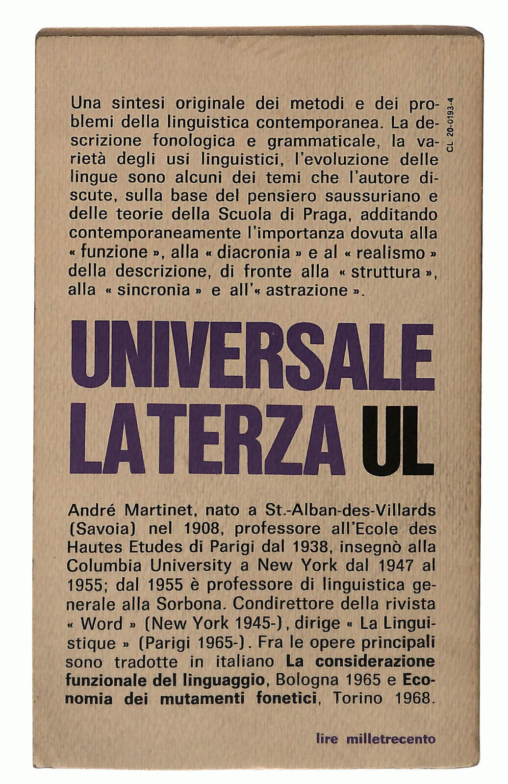 EBOND Elementi Di Linguistica Generale Andre Martinet Universale Libro LI037674