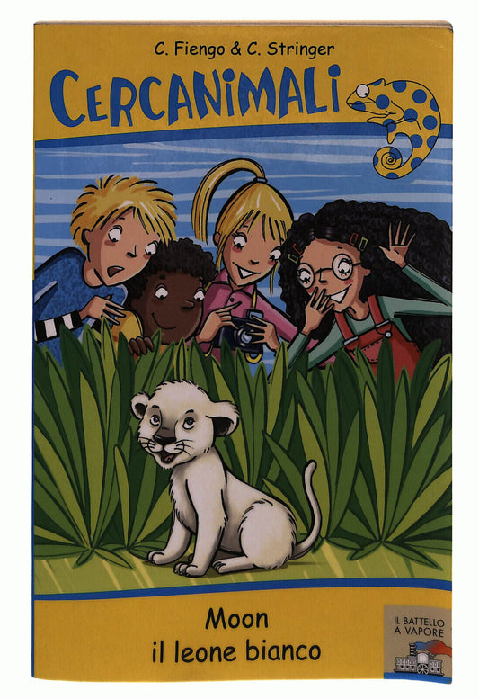 EBOND Moon Il Leone Bianco Cercanimali Fiengo Stringer Libro LI037676
