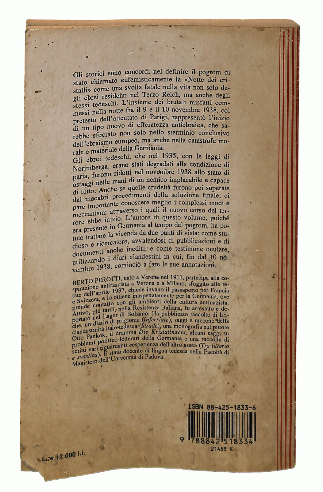 EBOND La Notte Dei Cristalli Perotti Mursia Libro LI037912