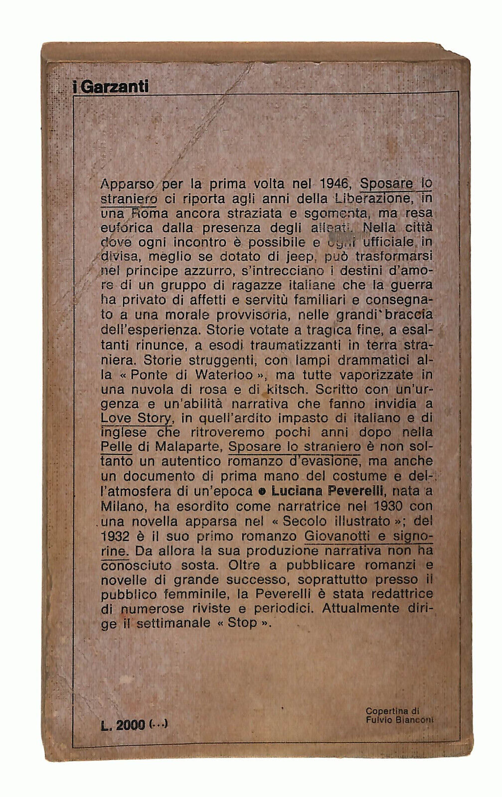 EBOND Sposare Lo Straniero Peverelli Libro LI037955