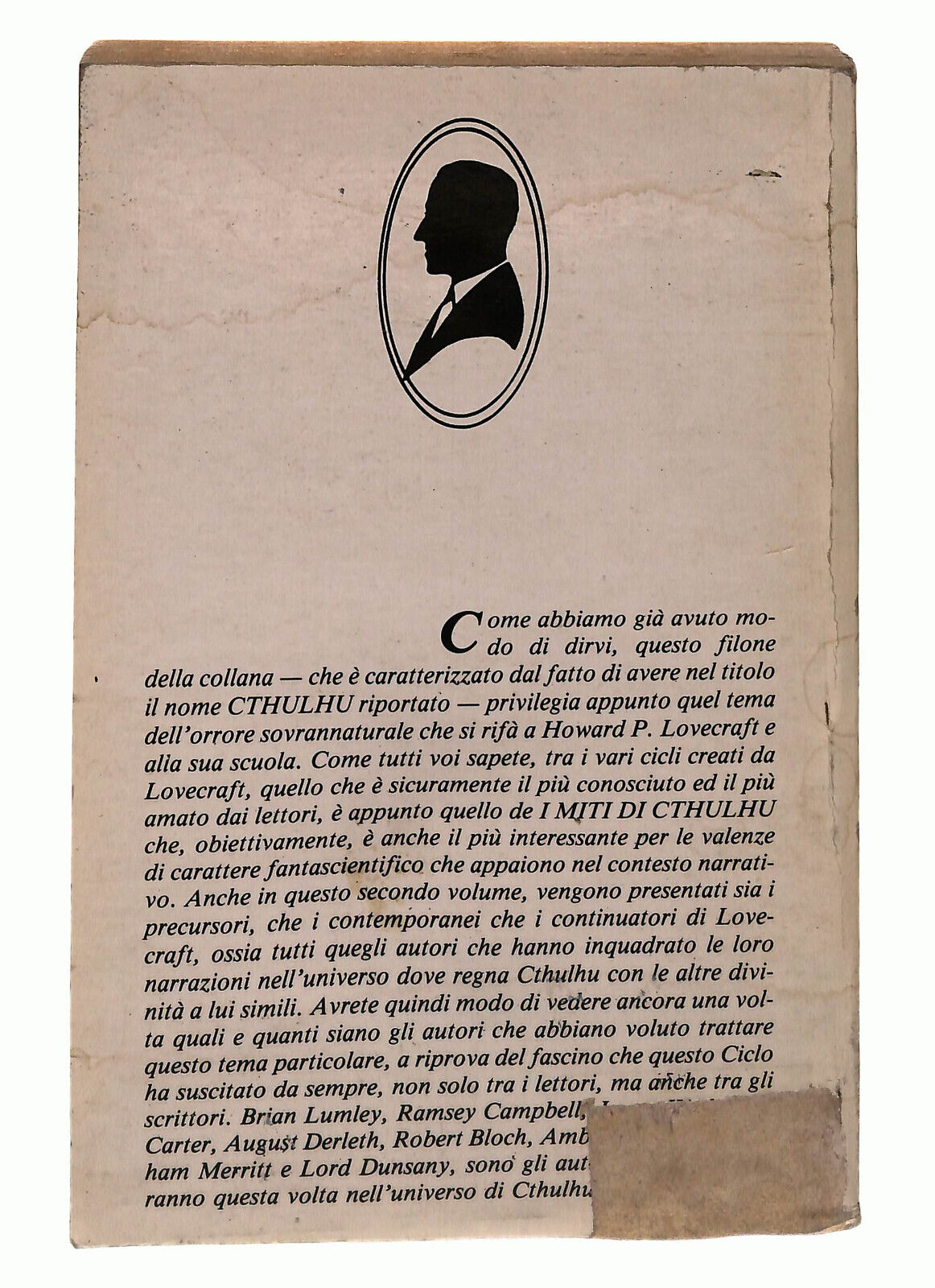 EBOND L'orrore Di Cthulhu Pilo Libro LI037981