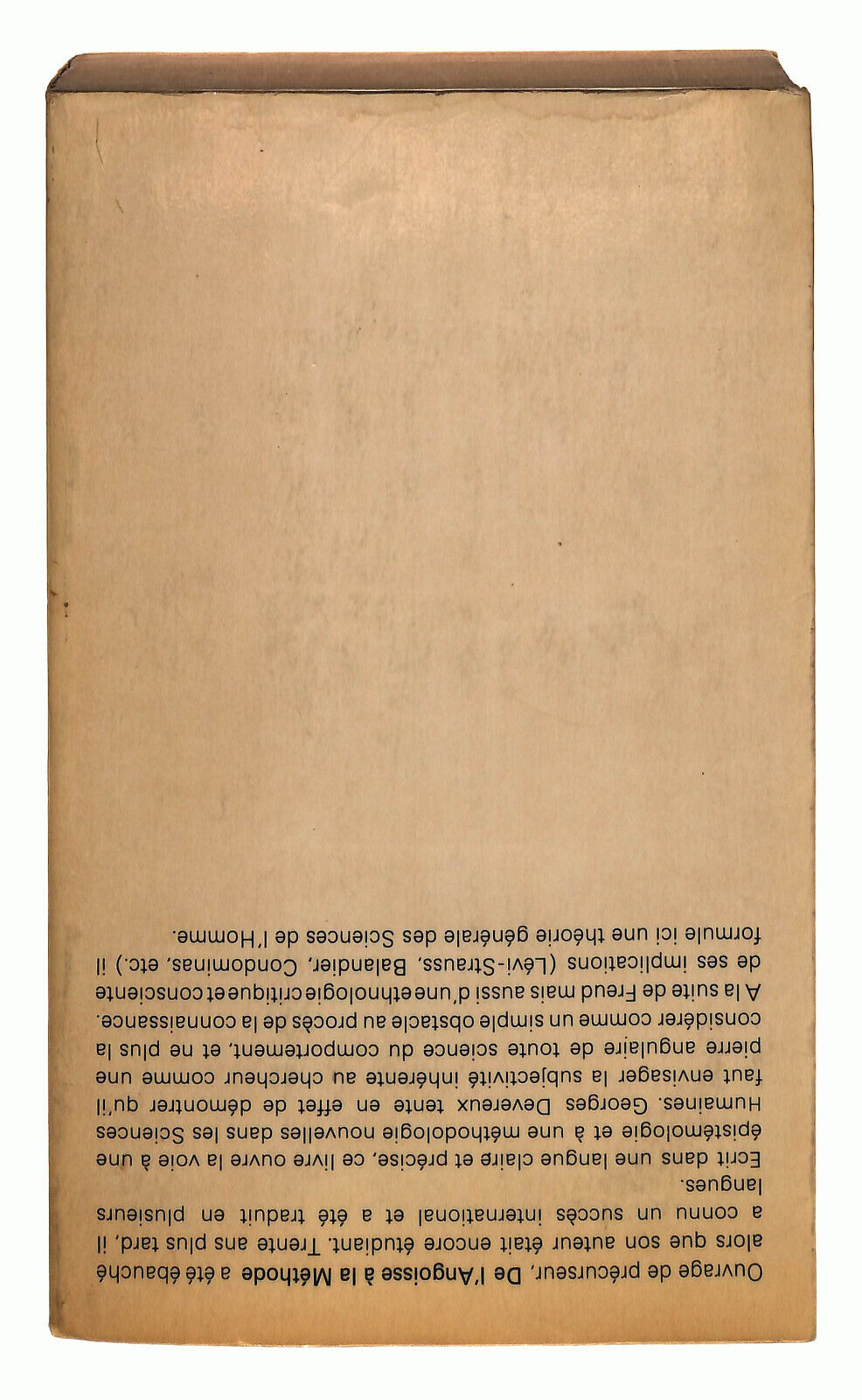 EBOND De L'angoisse a La Methode In Francese Libro LI037987