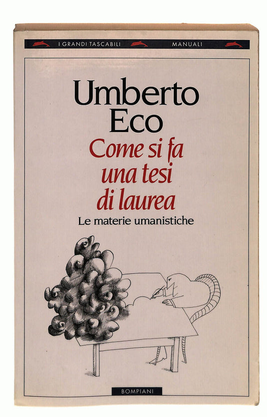EBOND Umberto Eco Come Si Fa Una Tesi Di Laurea Libro LI038004