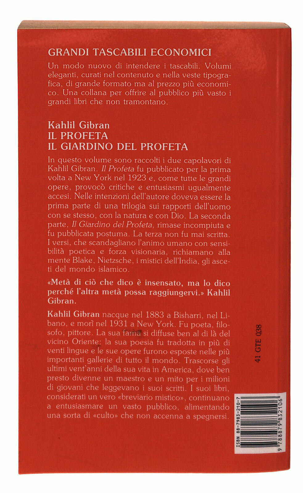 EBOND Il Giardino Del Profeta Gibran Libro LI038402