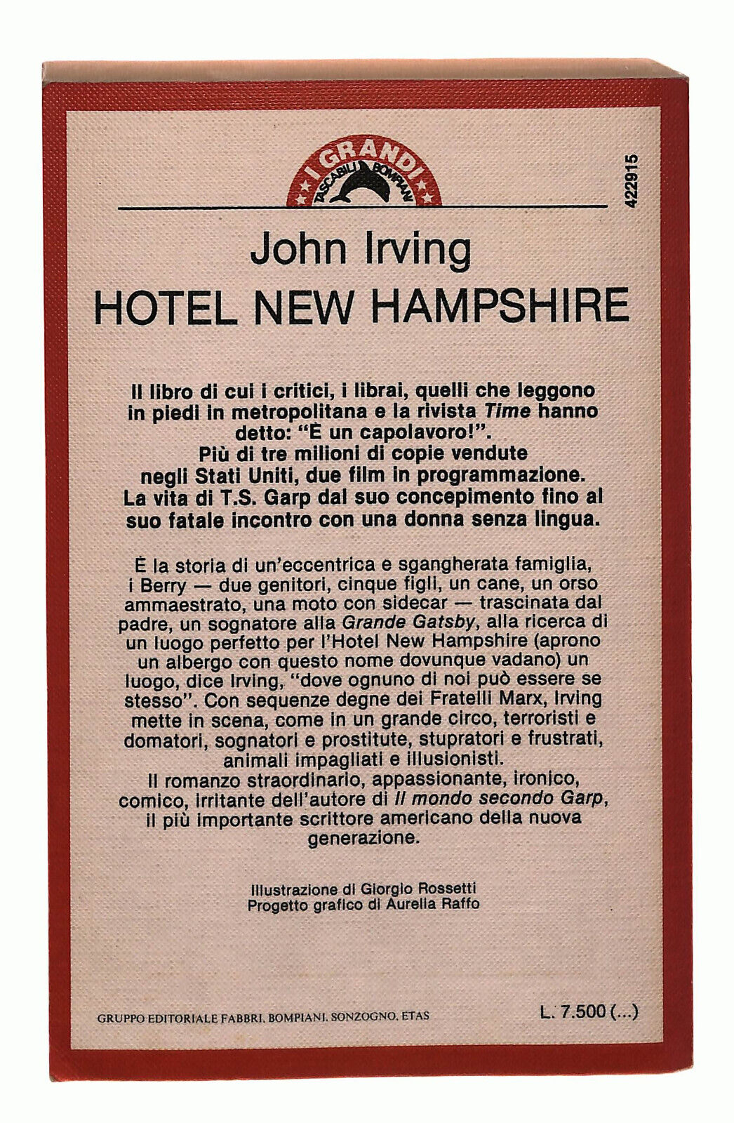 EBOND Hotel New Hampshire Irving Libro LI038413