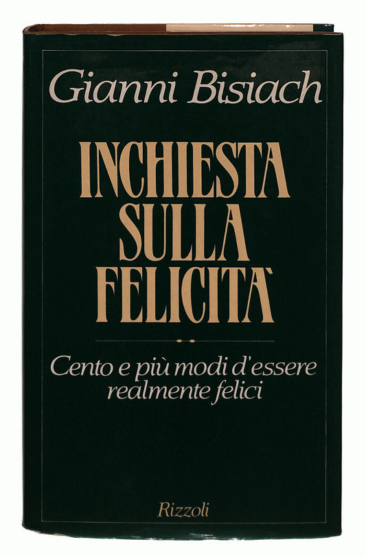 EBOND Inchiesta Sulla Felicita Bisiach Libro LI038462