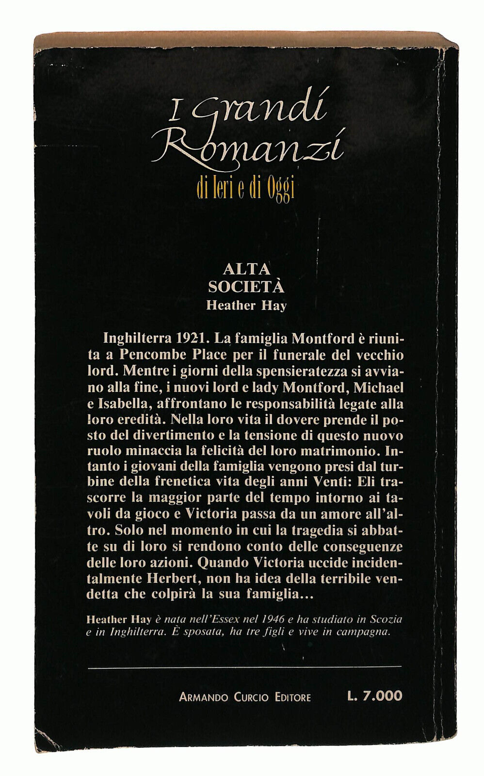 EBOND I Grandi Romanzi Alta Societa Hay Libro LI038463