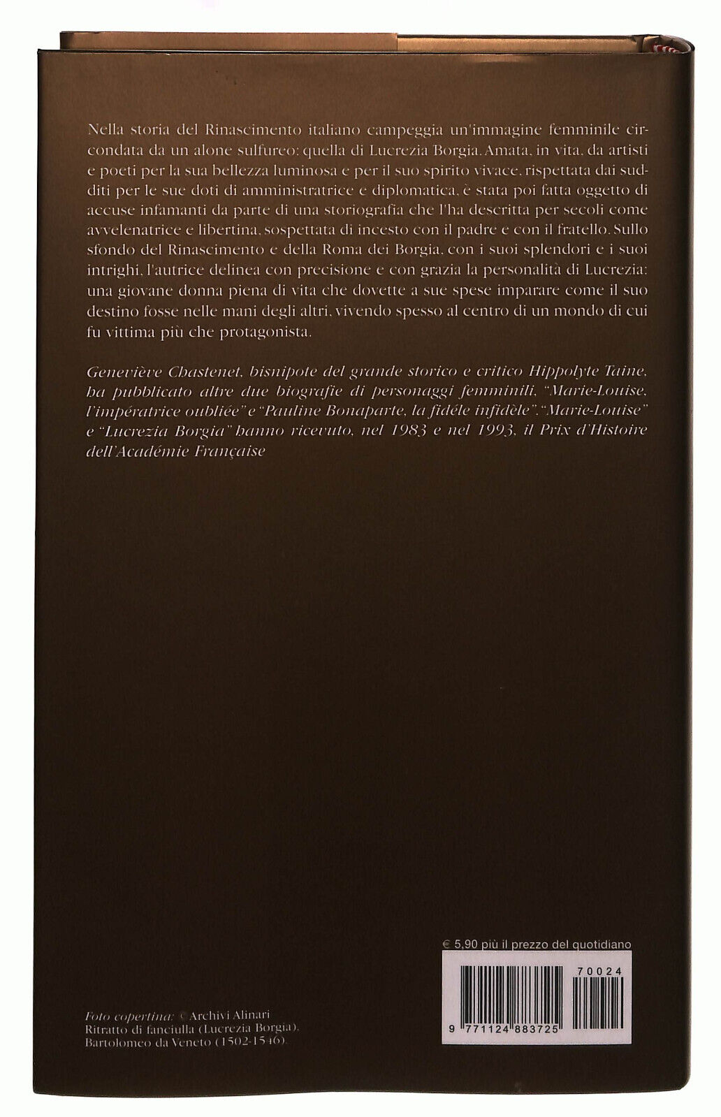 EBOND Lucrezia Borgia Chastenet Il Giornale Volume 24 Libro LI038705