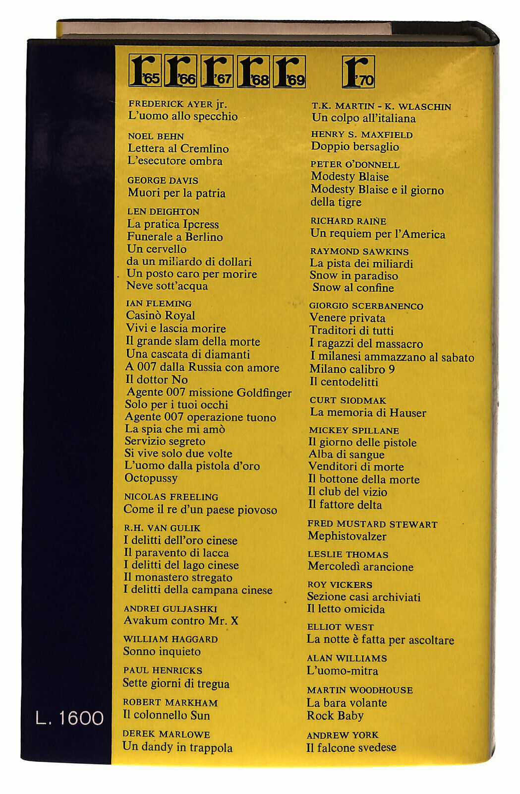 EBOND Il Centodelitti Scerbanenco Garzanti 1970 Libro LI038910