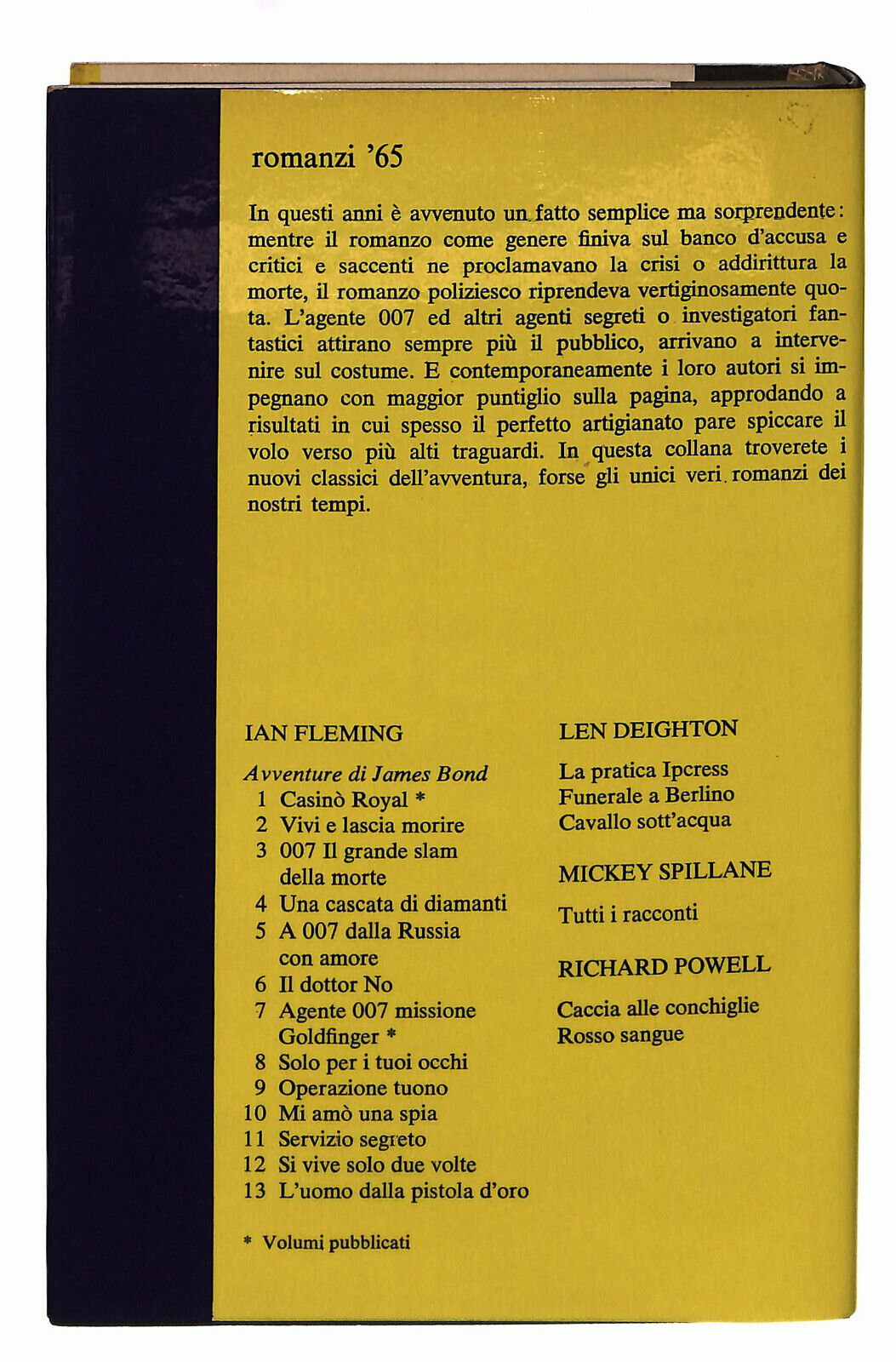 EBOND Agente 007 Missione Goldfinger Flaming Garzanti 1965 Libro LI038939