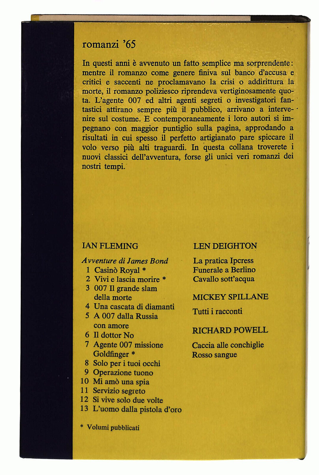 EBOND Vivi e Lascia Morire Flaming Garzanti 1965 Libro LI038940