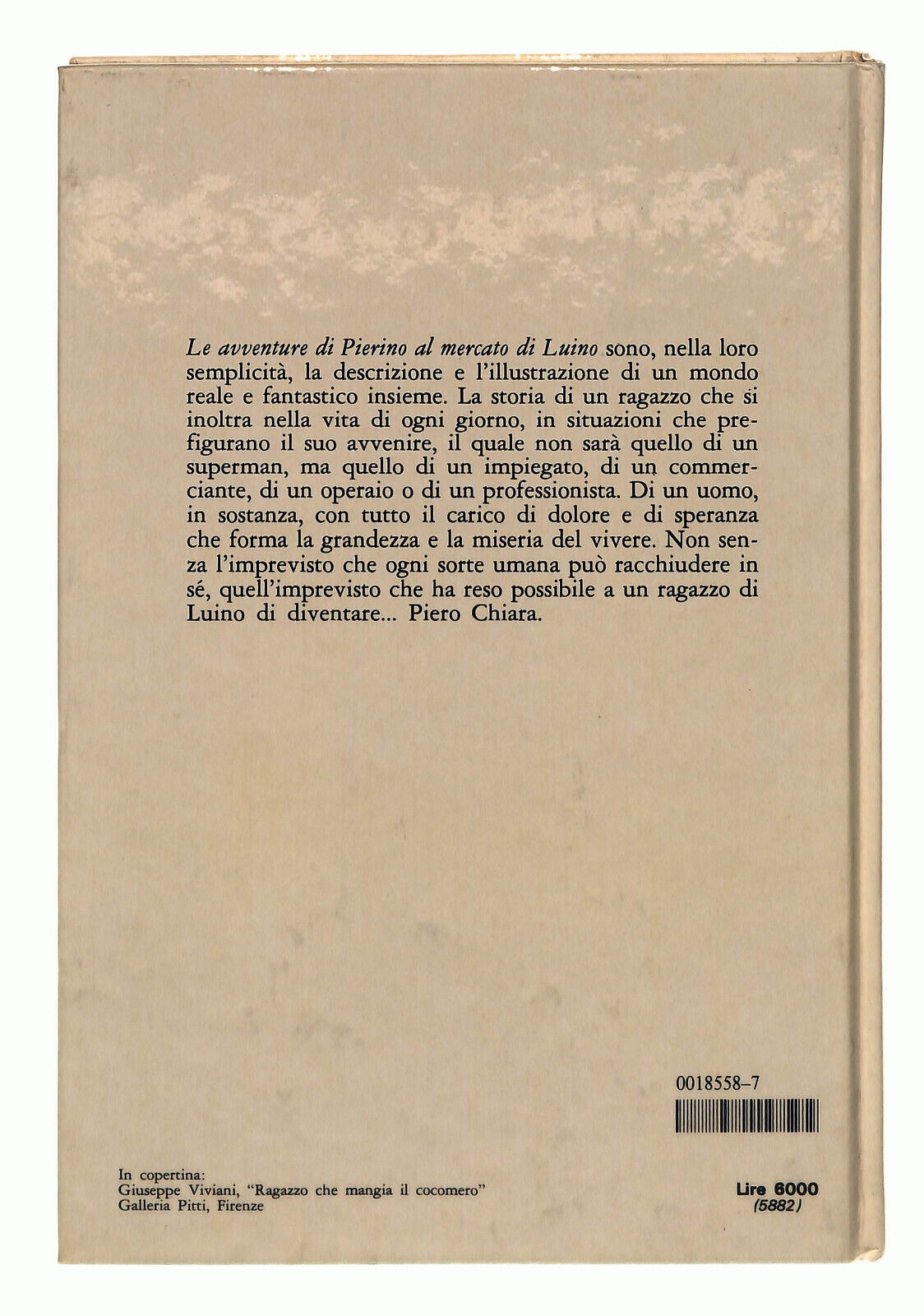 EBOND Le Avventure Di Pierino Al Mercato Di Luino Piero Chiara Libro LI039056