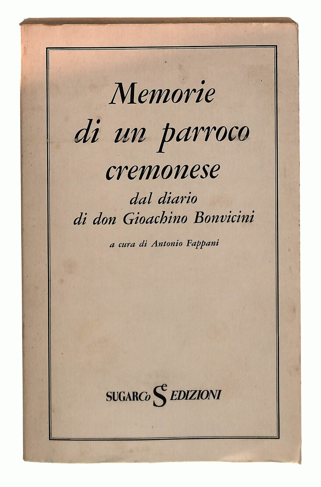 EBOND Memorie Di Un Parroco Cremonese Bonvicini Libro LI039059