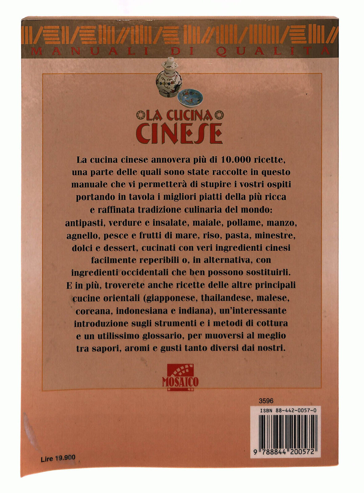 EBOND La Cucina Cinese Mosaico Libro LI039090