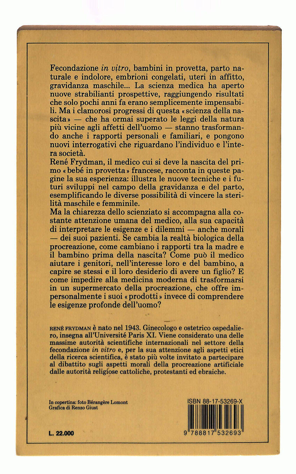 EBOND L'irresistibile Desiderio Di Nascere Frydman Rizzoli Libro LI039093