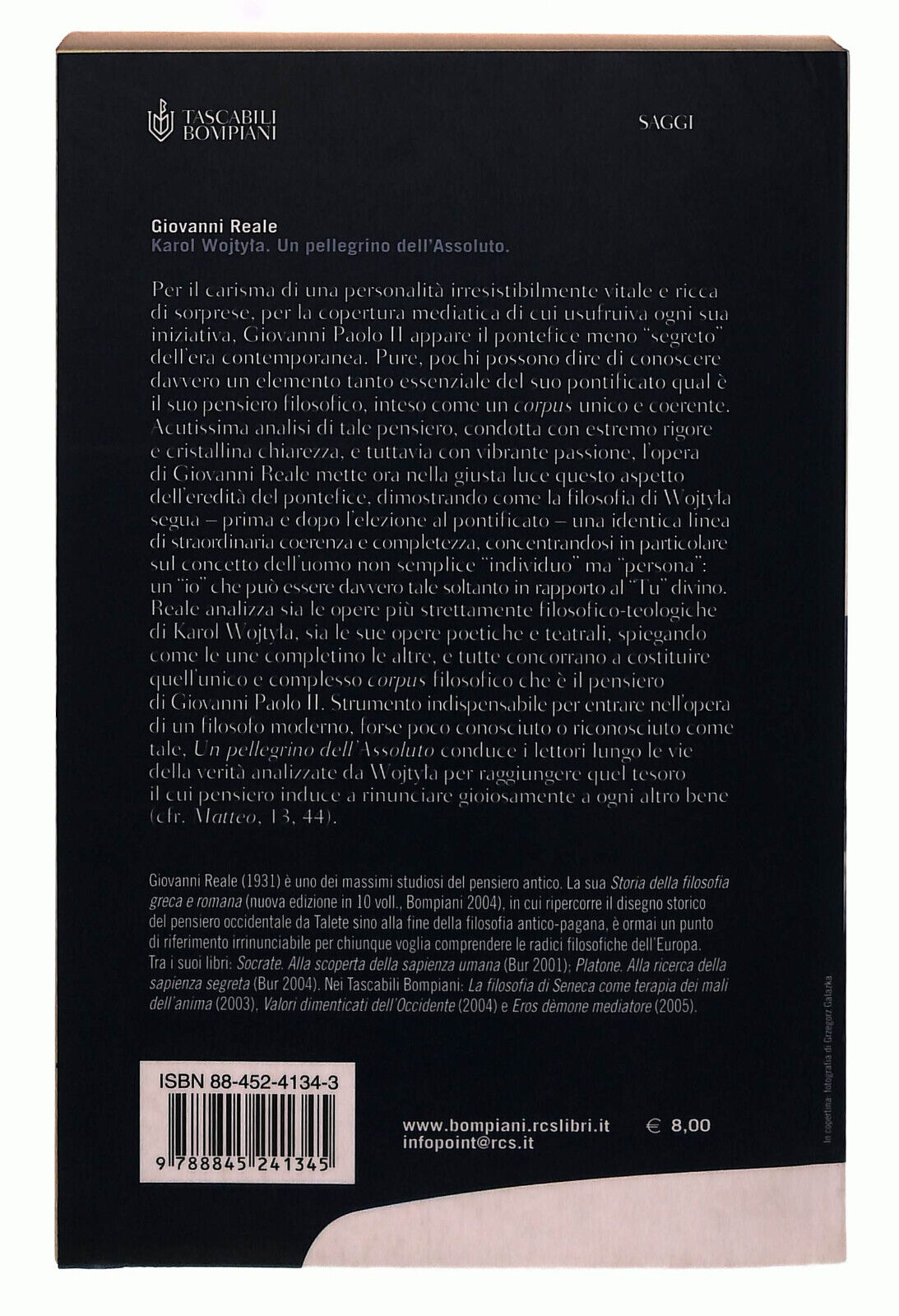 EBOND Un Pellegrino Dell'assoluto Wojtyla Bompiani Libro LI039134