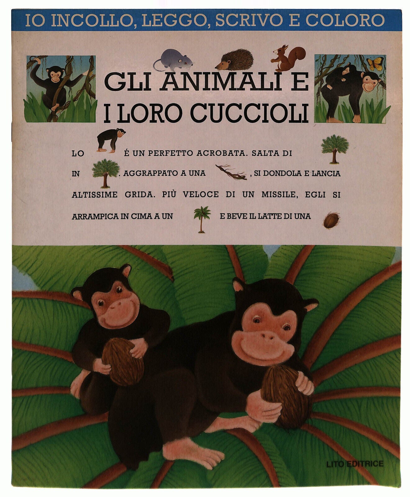 EBOND Gli Animali e i Loro Cuccioli Lito Libro LI039136