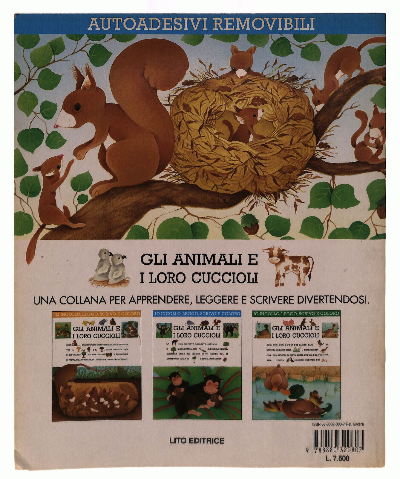 EBOND Gli Animali e i Loro Cuccioli Lito Libro LI039136