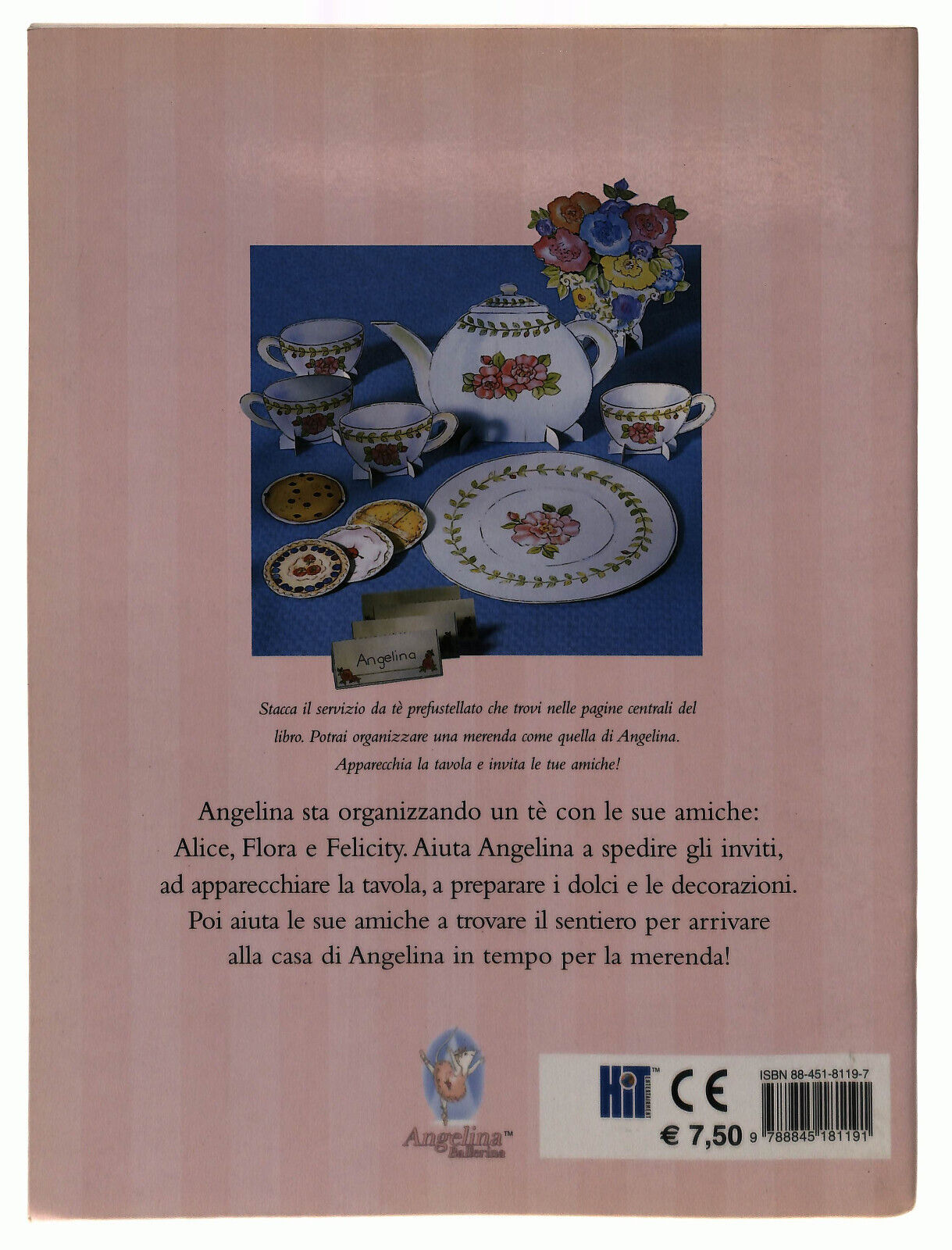 EBOND A Merenda Con AngelinaActivity Fabbri Libro LI039146