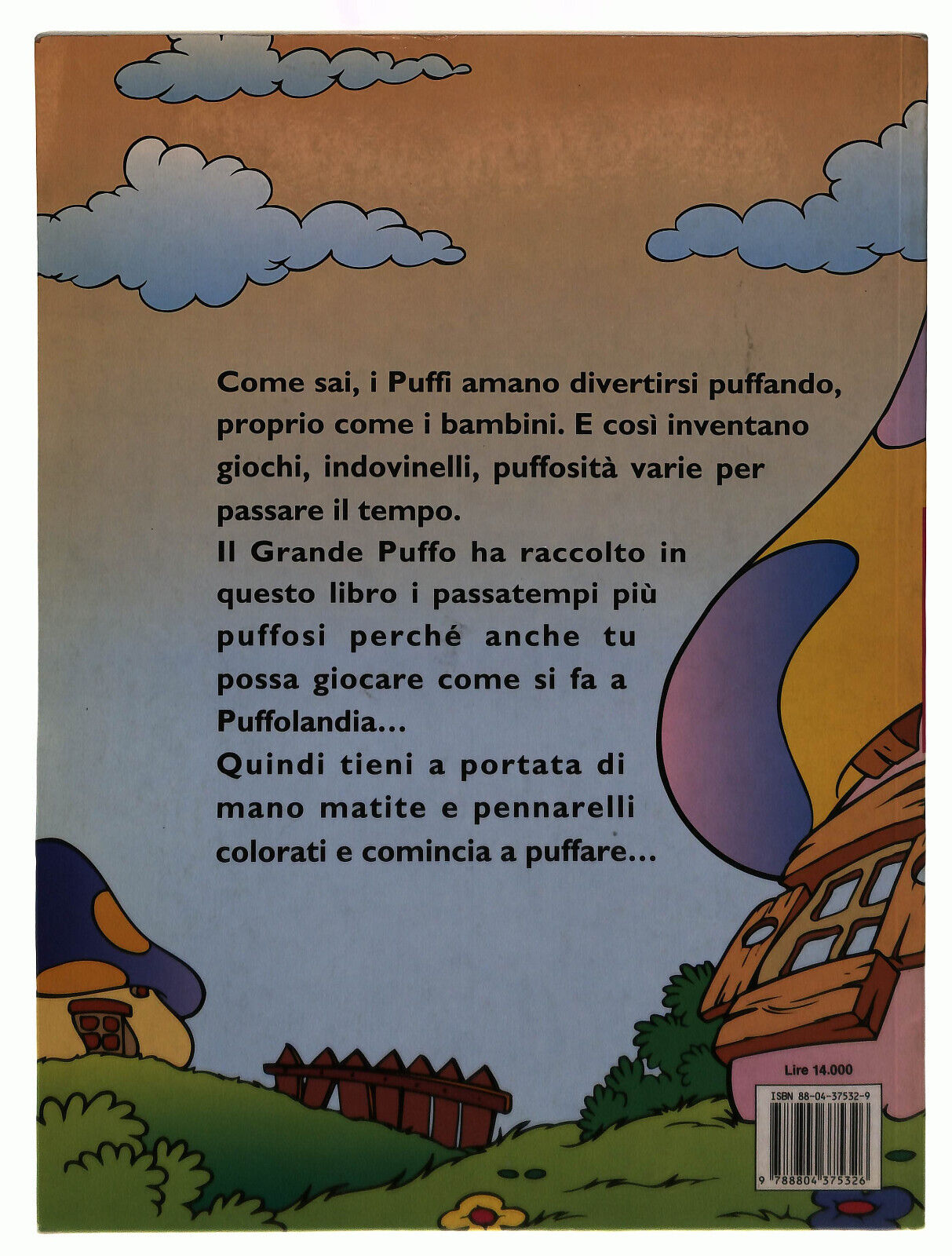 EBOND Io Puffo e Tu ? Mondadori Libro LI039159