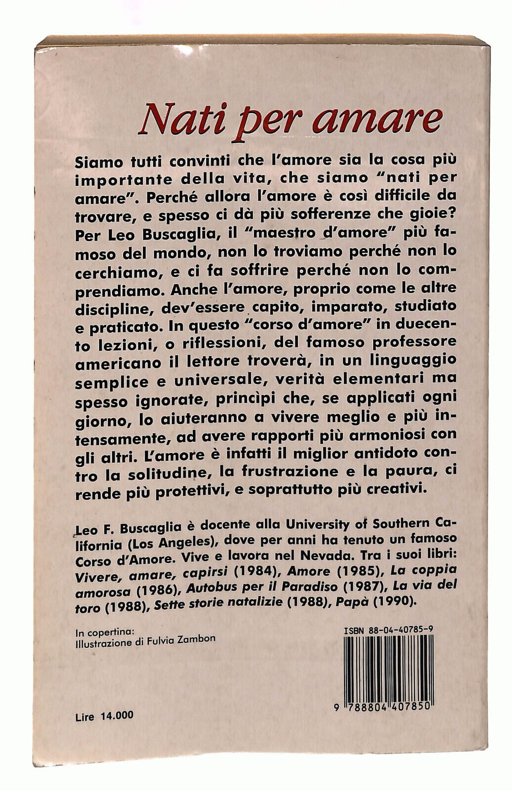 EBOND Nati Per Amare Leo Buscaglia Libro LI039189