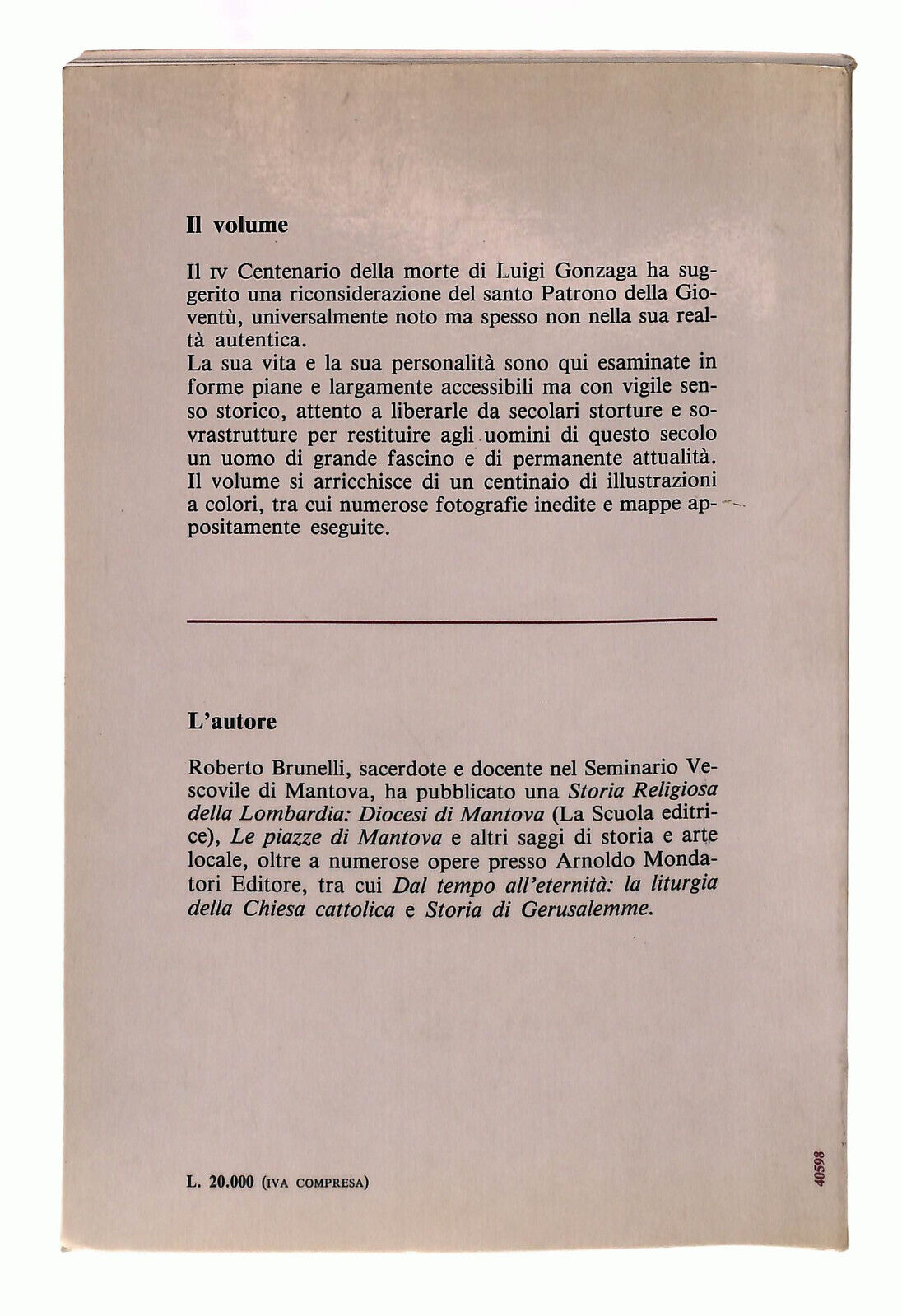 EBOND Un Uomo Di Nome Luigi Roberto Brunelli Ave Libro LI039192