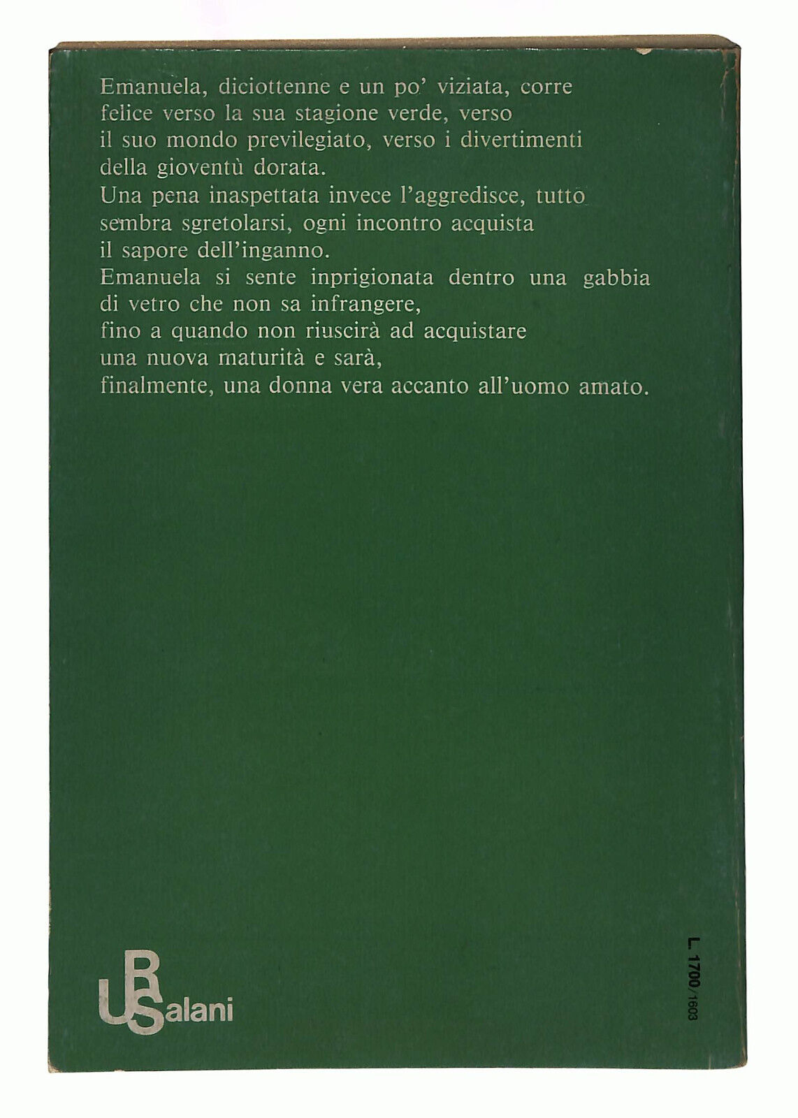 EBOND La Stagione Verde Edgarda De Gennaro Salani 1976 Libro LI039282