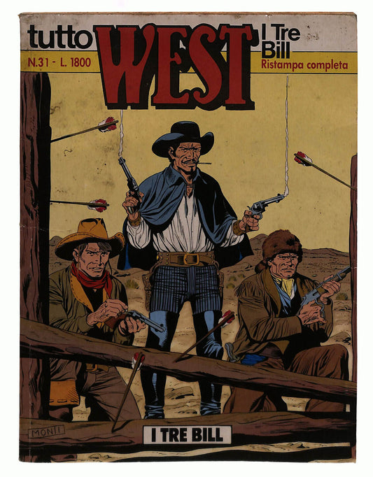 EBOND Tutto West I Tre Bill N 31 1989 Libro LI039308