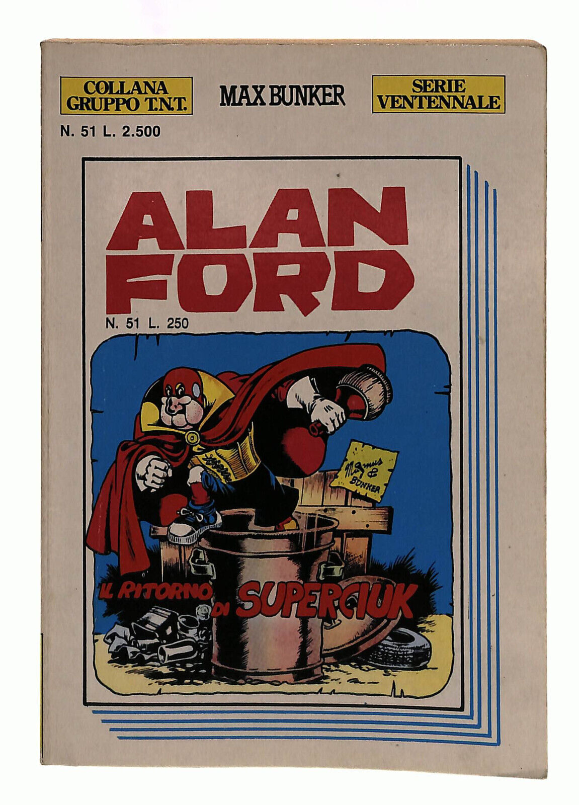 EBOND Max Bunker Alan Ford Ventennale Tnt N 51 Libro LI039310