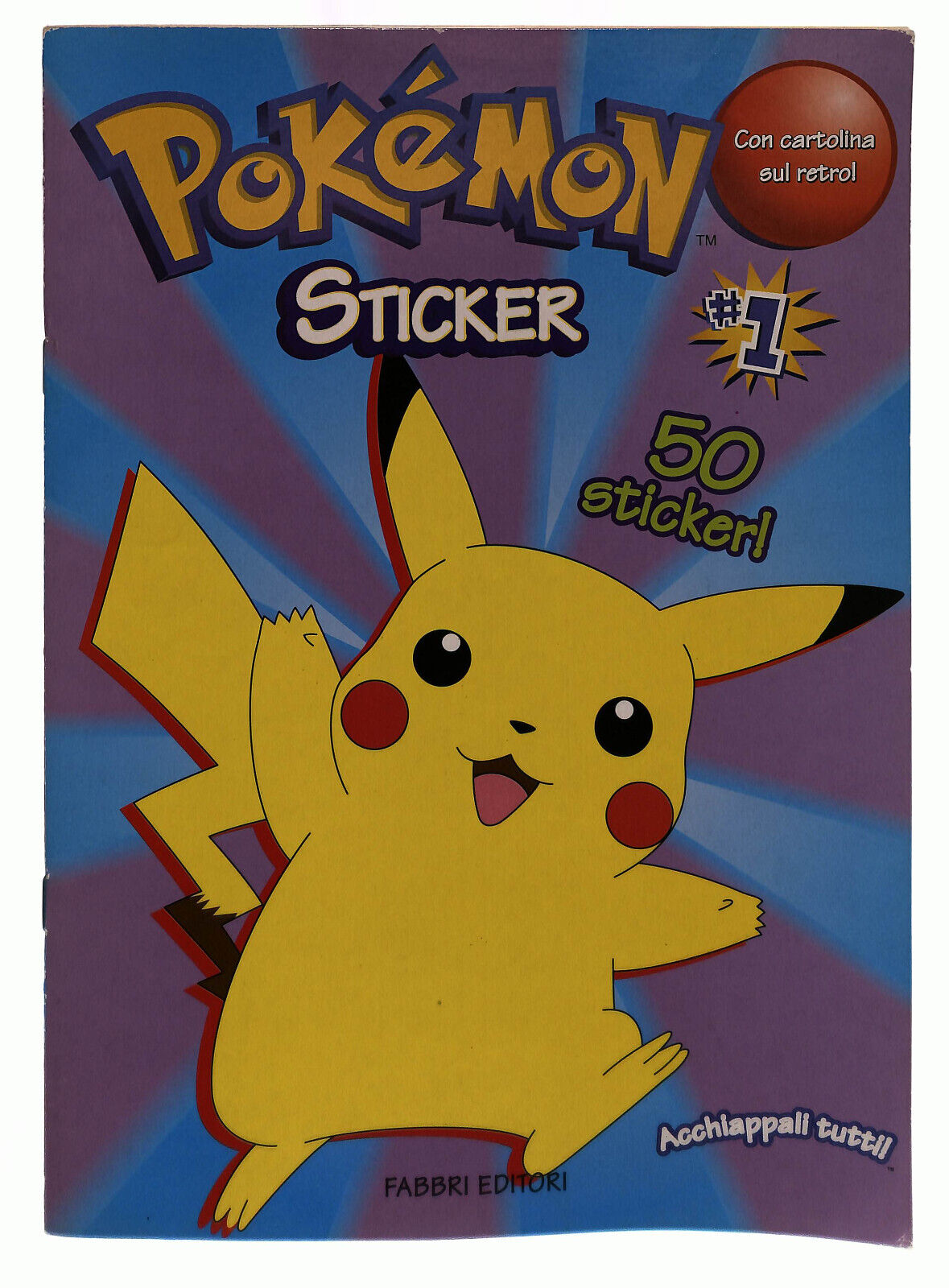 EBOND Pokemon 50 Sticker Fabbri Libro LI039377