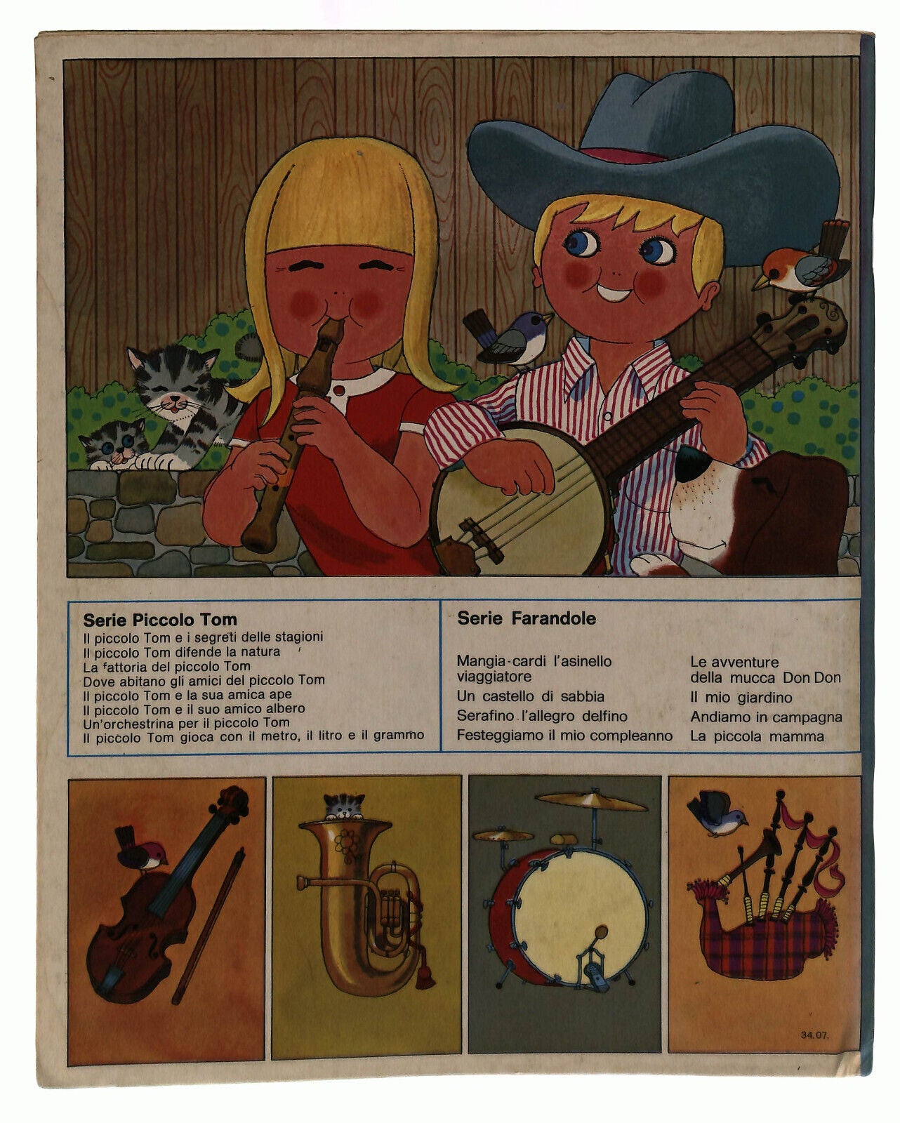 EBOND Un'orchestrina Per Il Piccolo Tom 0la Sorgente Libro LI039380