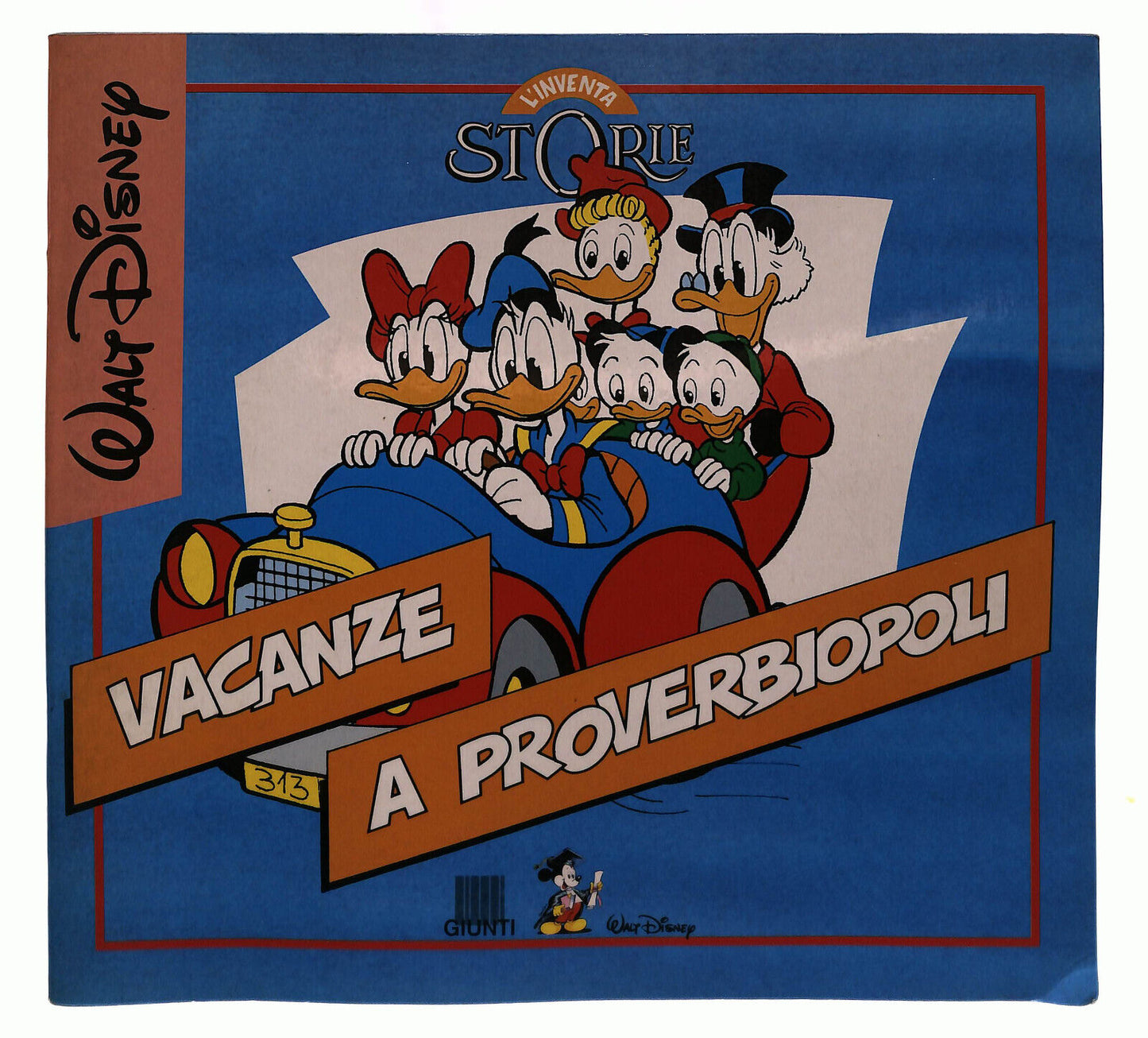 EBOND Disney Album Da Colorare Vacanze a Proverbiopoli Giunti Libro LI039485