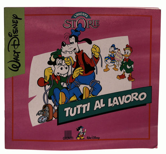 EBOND Disney Album Da Colorare Tutti Al Lavoro Giunti Libro LI039486