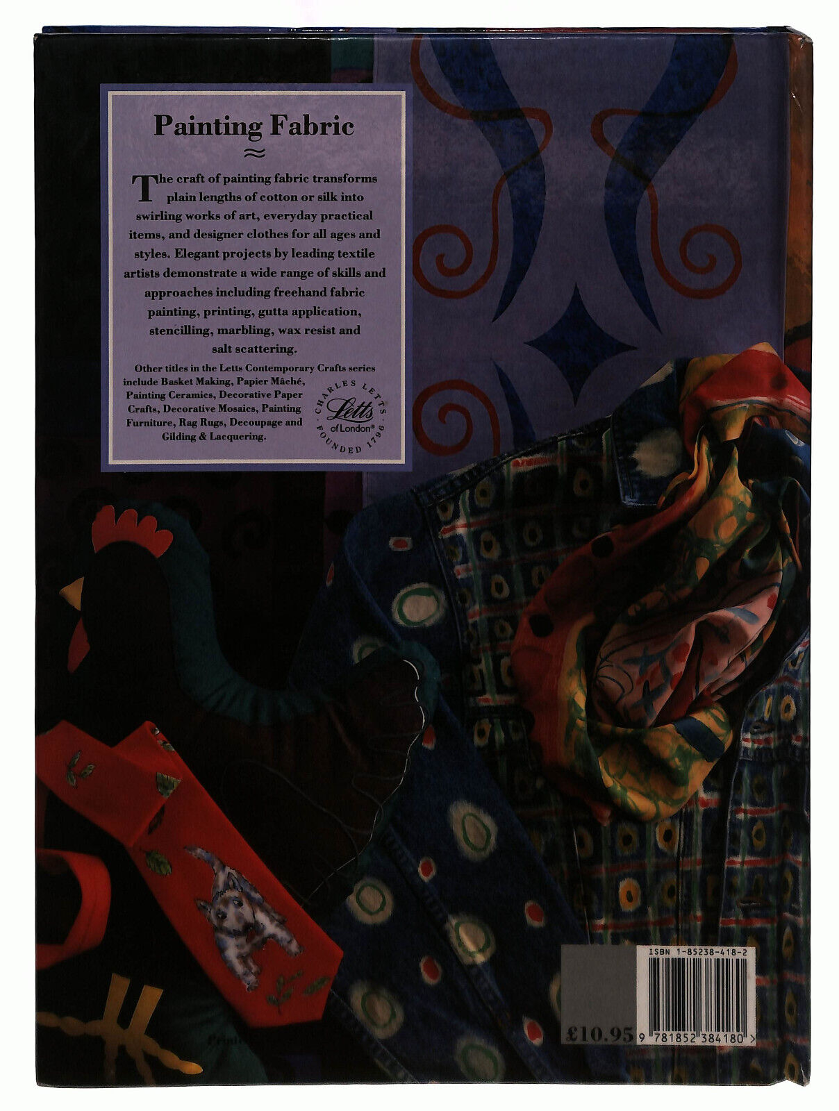 EBOND Painting Fabric Elliot Letts In Inglese Libro LI039503