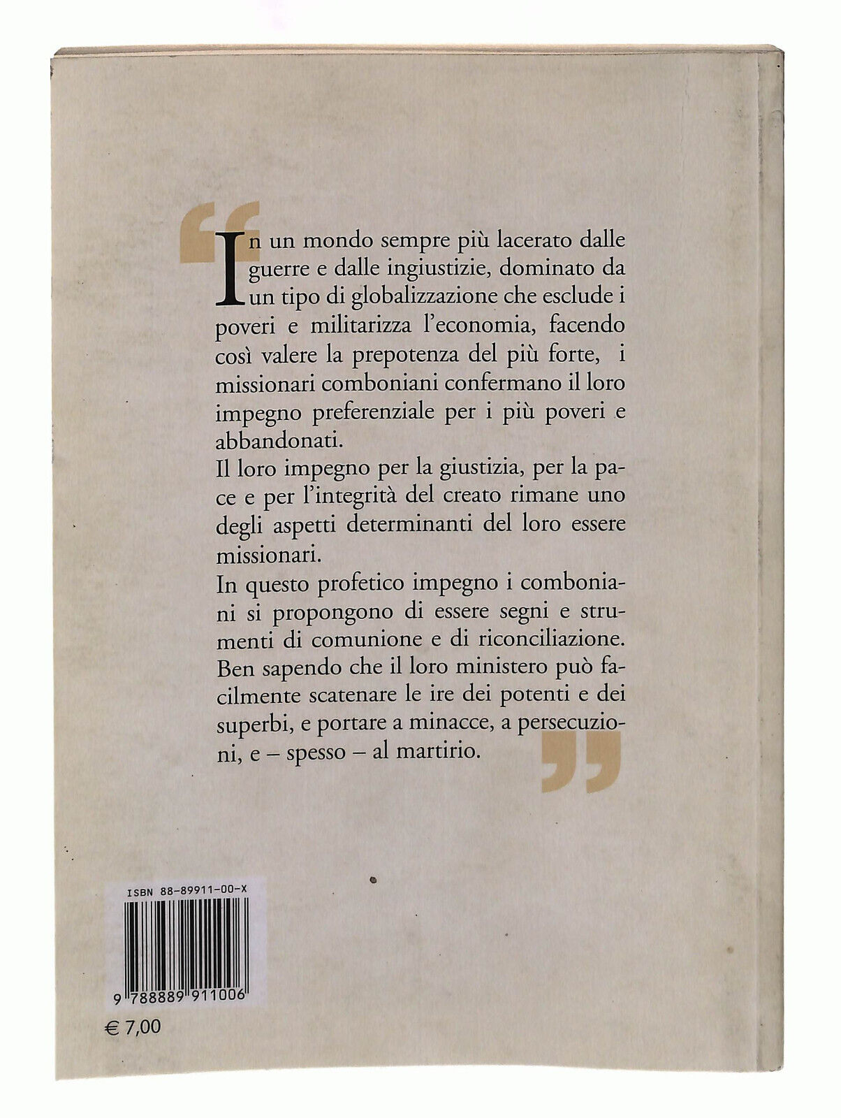 EBOND Comboniani Istantanee Della Missione Libro LI039536
