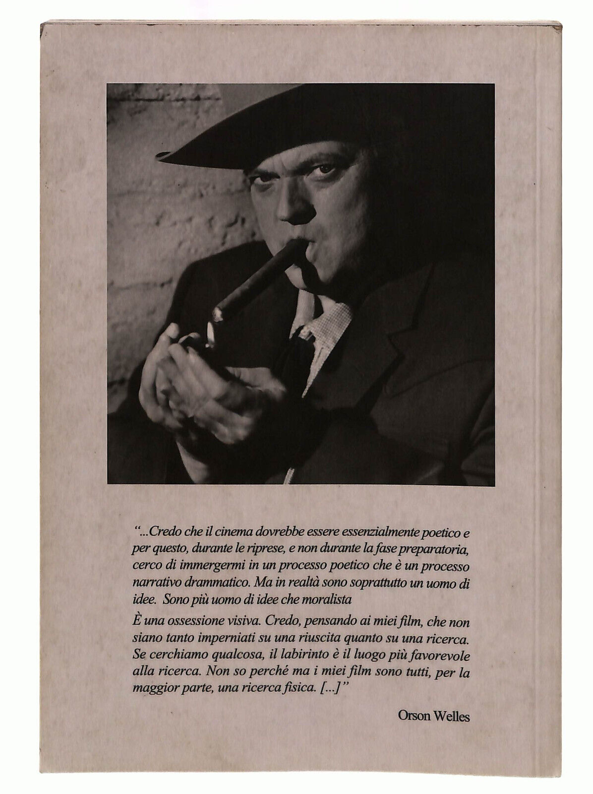 EBOND L'iinfernale Orson Il Cinema Di Welles Angelo Azzurro Libro LI039580