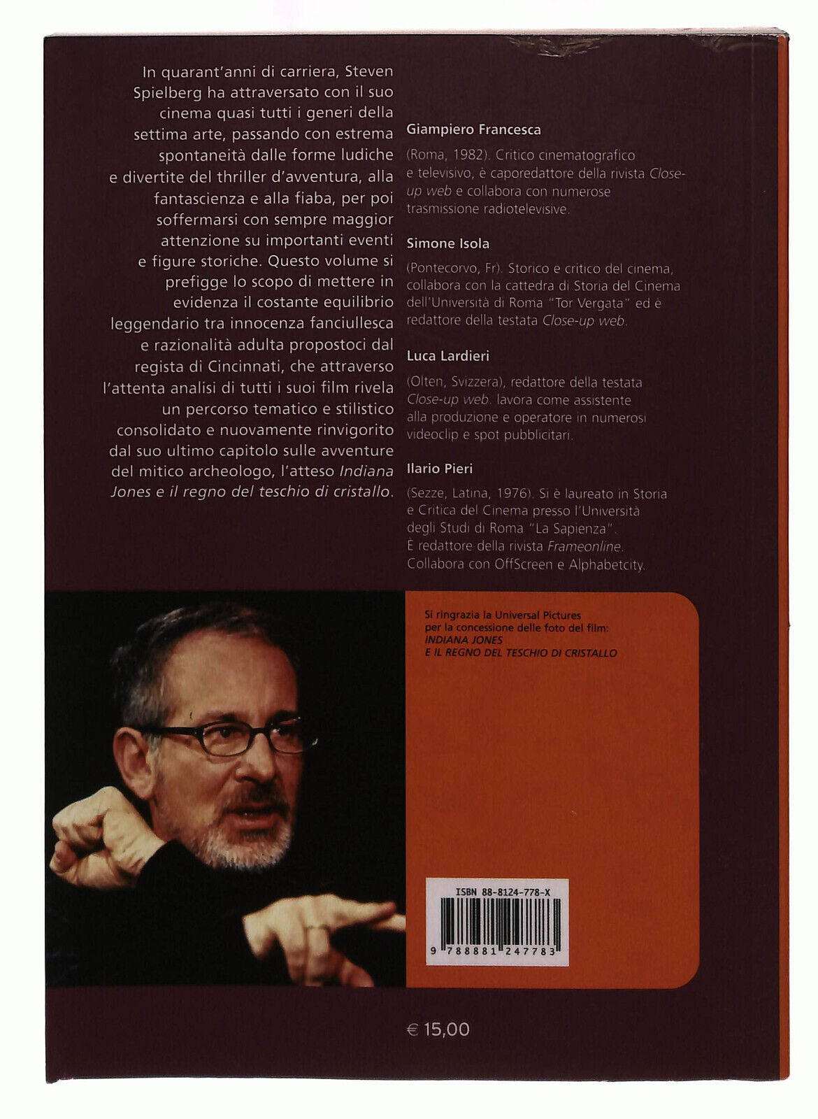EBOND Steven Spielberg Sovera Francesca Isola Lardieri Pieri Libro LI039684