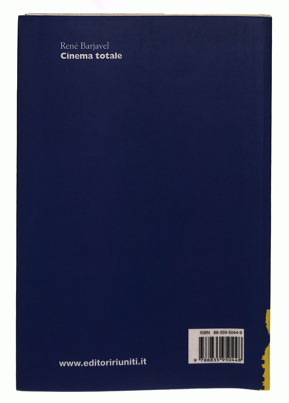 EBOND Cinema Totale. Saggio Sulle Forme Future Del Cinema Libro LI039715