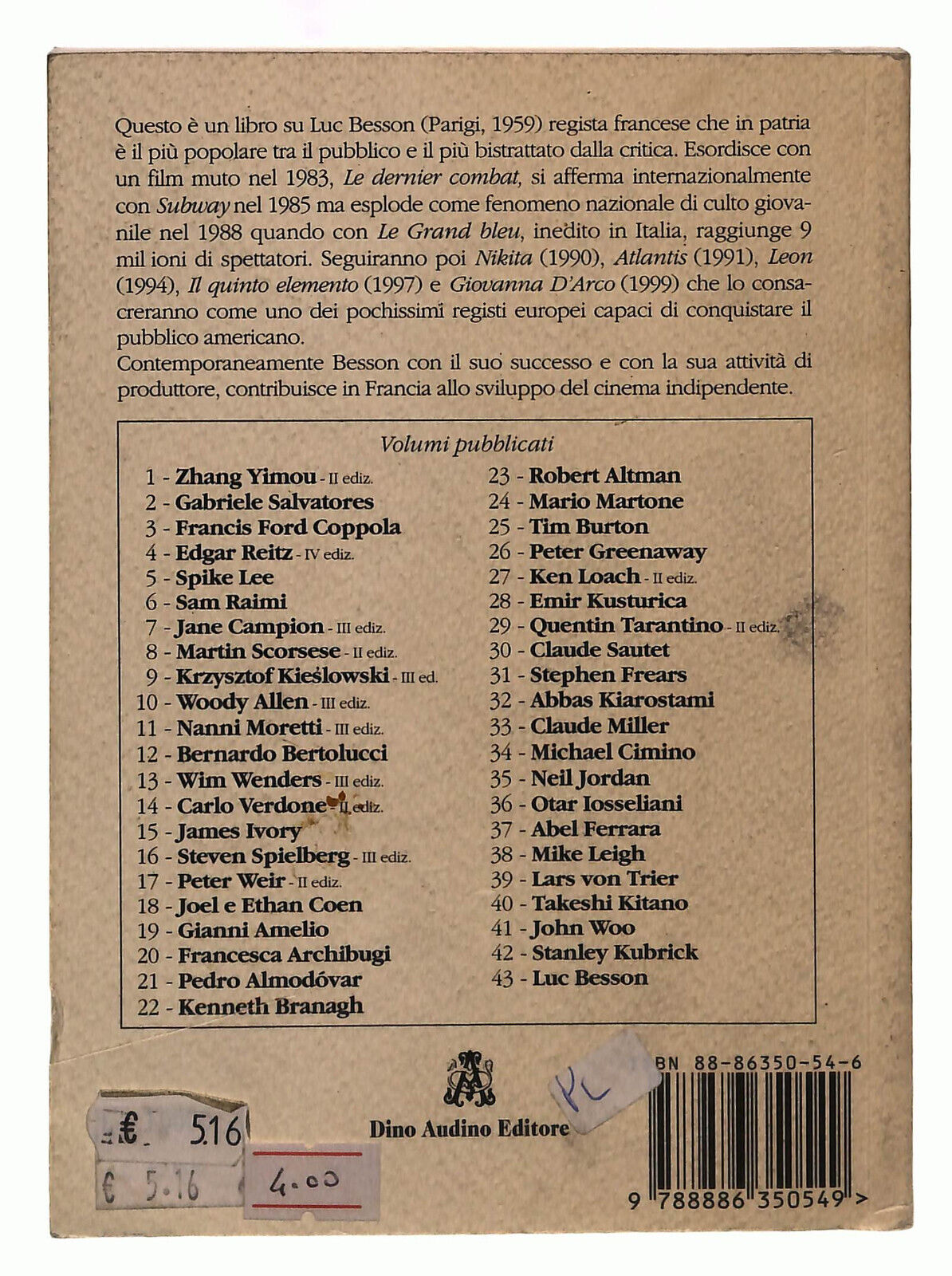 EBOND Luc Besson Audino Libro LI039797