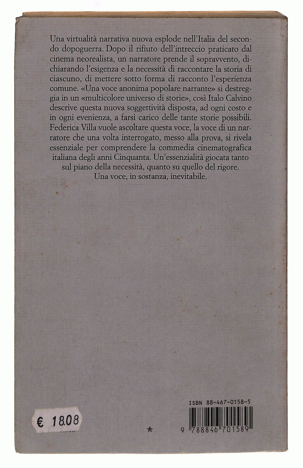 EBOND Il Narratore Essenziale - Federica Villa Libro LI039802